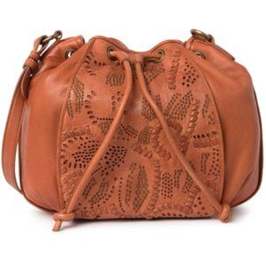 Frye Vivian Leather Bucket Bag- Tan